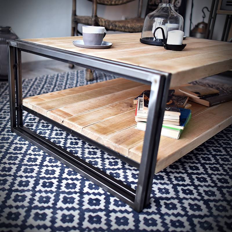 STEELWORKS DUO COFFEE TABLE - VALLORIE